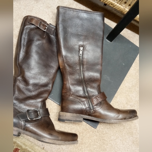 Frye Smith Engineer Boots Size 5.5 - Picture 2 of 13
